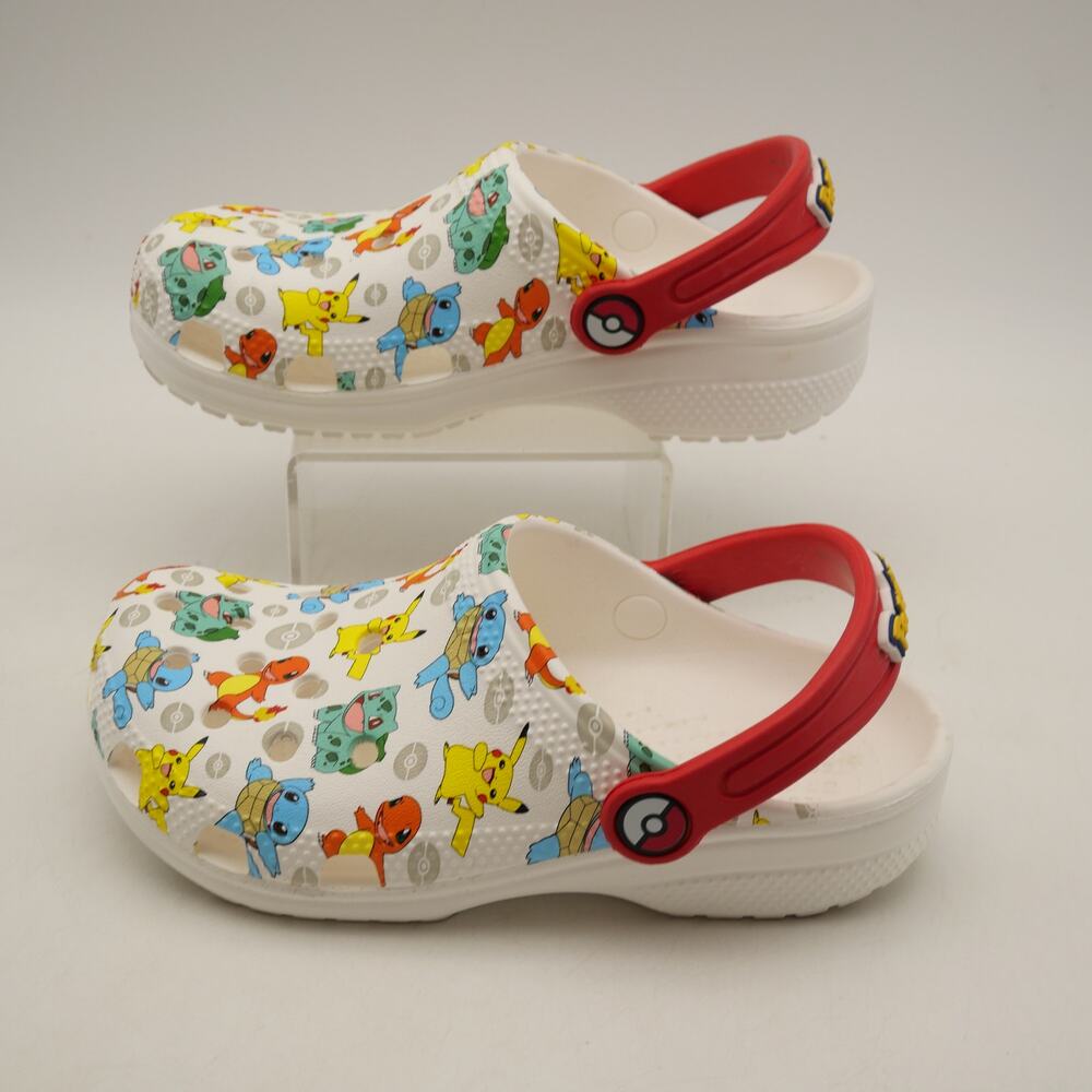 NEW Crocs Pokemon C13 Sandals Clogs Children's Kid's Size 13 Limited Edition - Picture 2 of 10